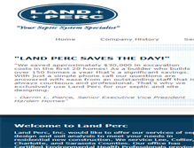 Tablet Screenshot of landperc.com